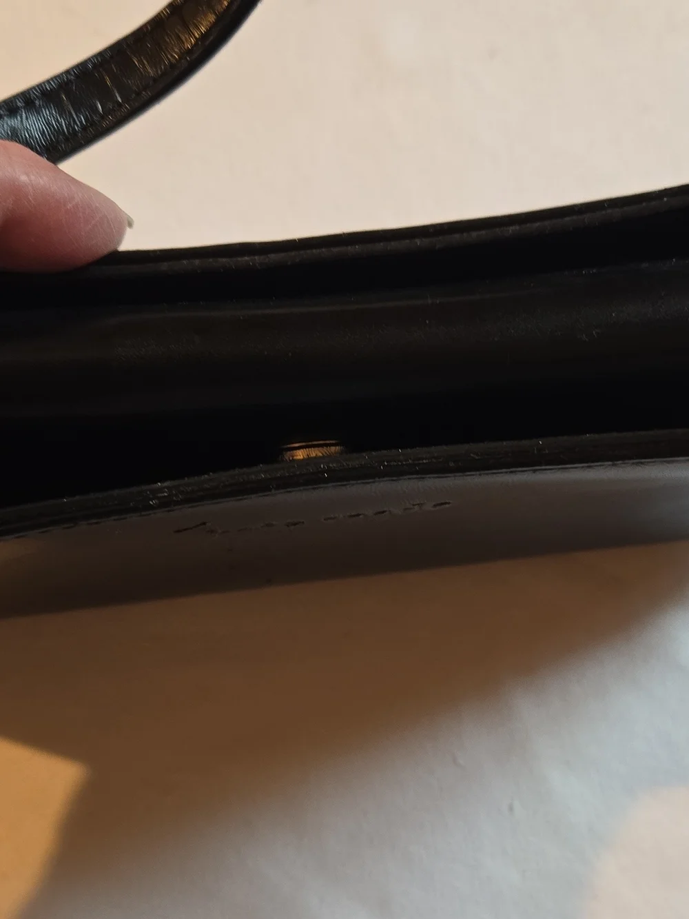 kate spade Black Leather Shoulder Bag
